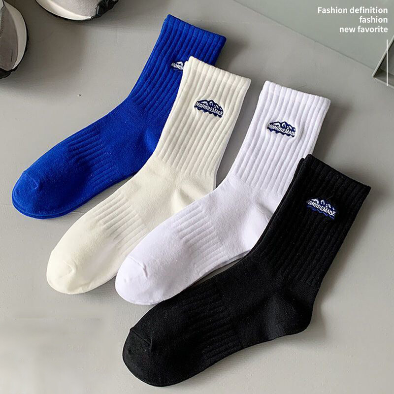 [HOMP]Thick Socks, Japanese Street Style Autumn Fashion For Men And Women